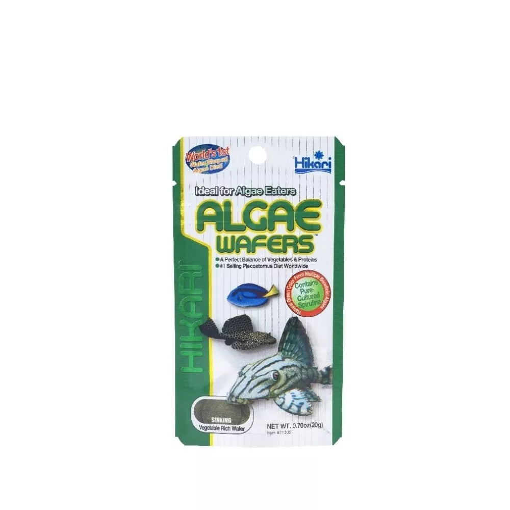 Hikari Algae Wafers maistas dugninėms žuvims 20 g