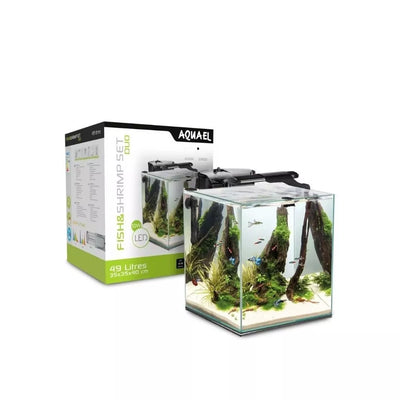 Aquael Fish&Shrimp Set Duo Day&Night 35, juodas