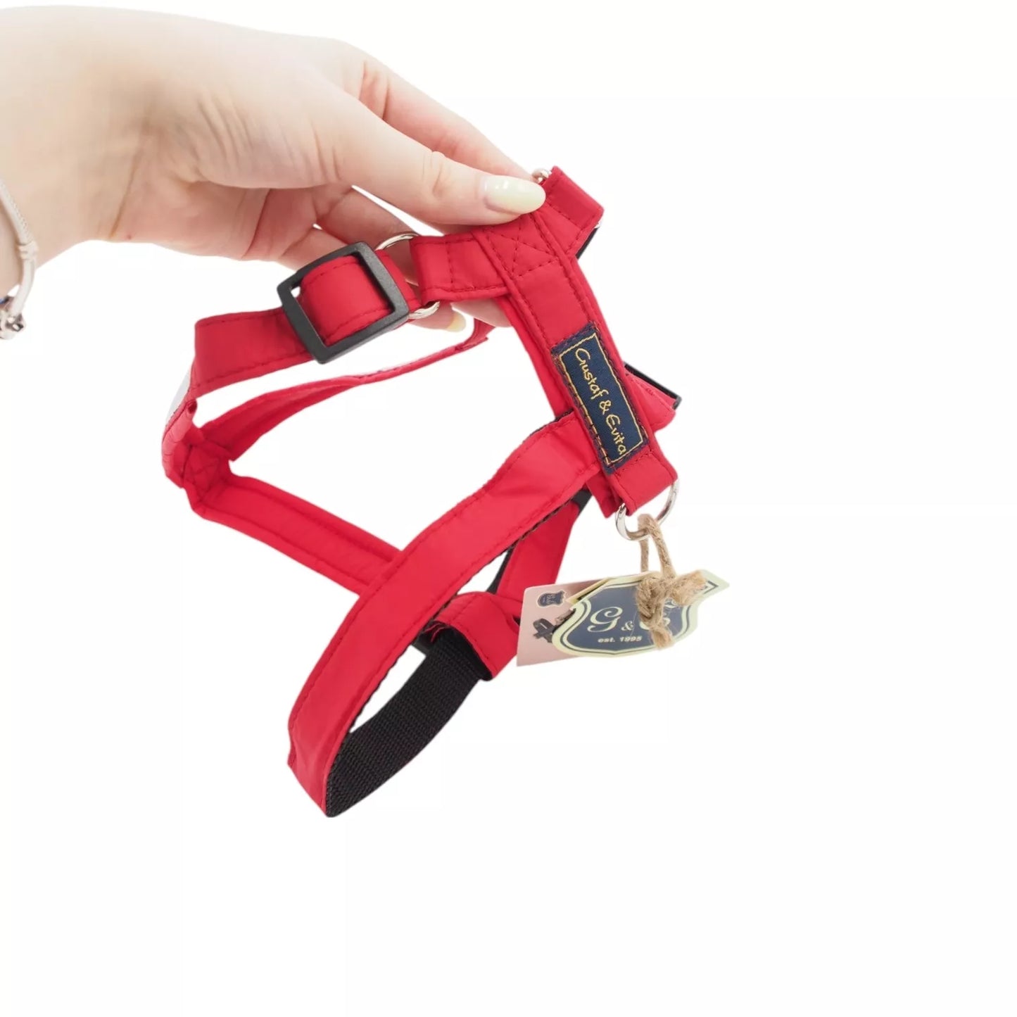 Atšvaitinės šunų petnešos „Gustaf & Evita“ – 32/55 cm