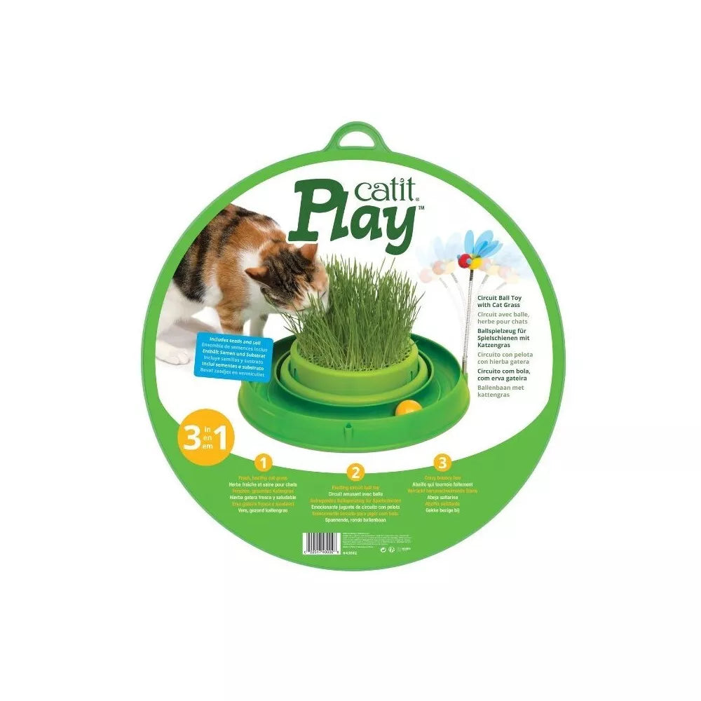 Catit Play žaislas katėms su daiginama žole, 36,5 cm