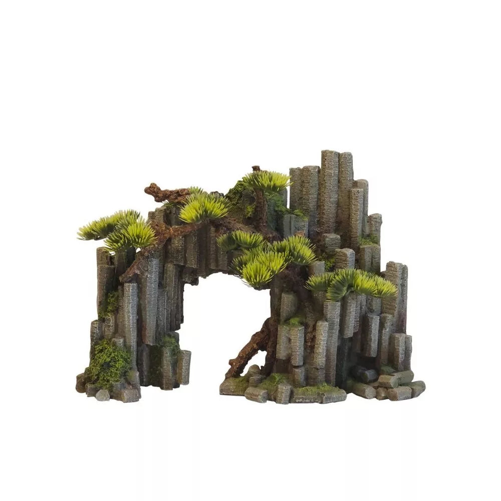 Dekoracija akvariumui Arka su augalais, 27x13,8x19 cm