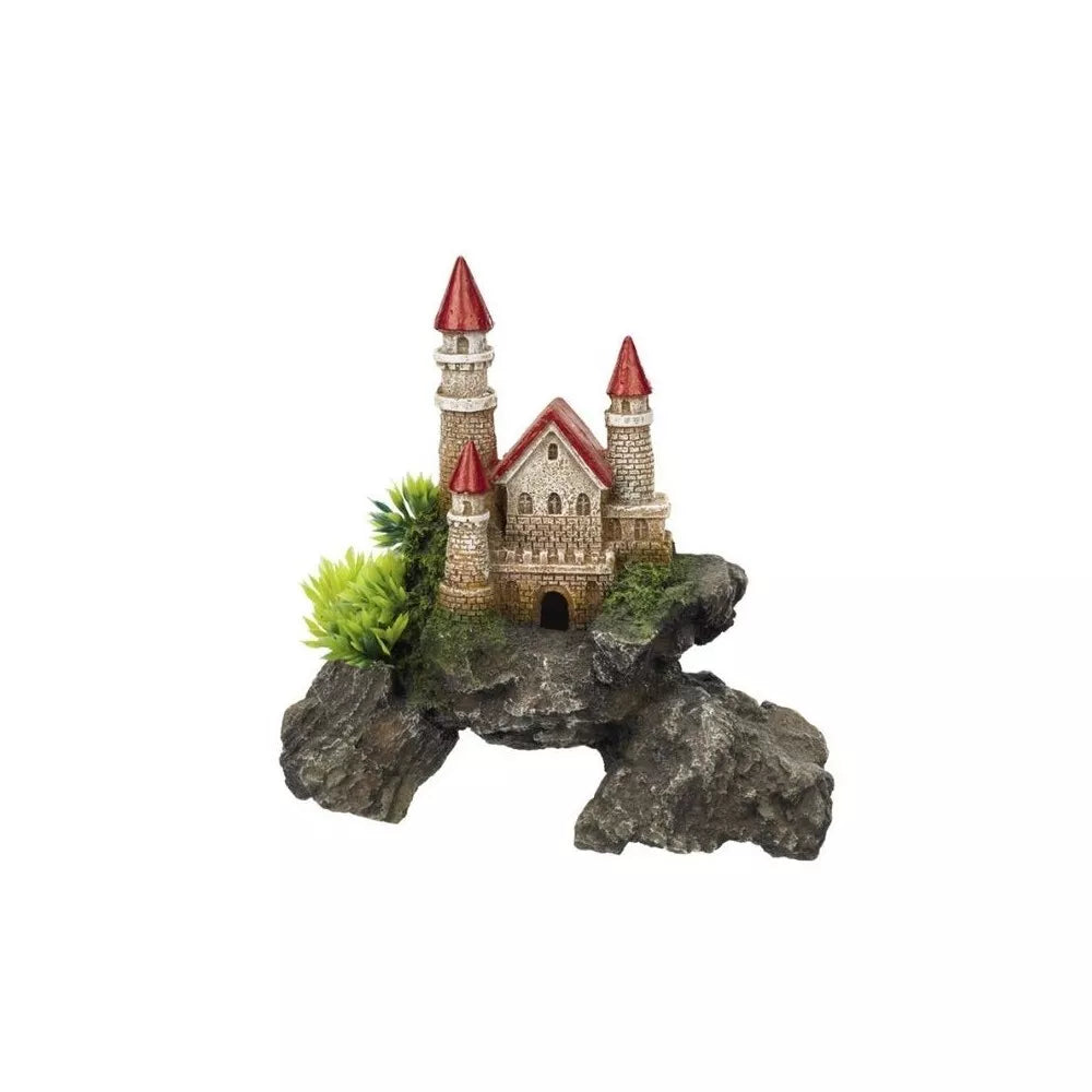 Dekoracija akvariumui Pilis, 15,5x8x15,5 cm