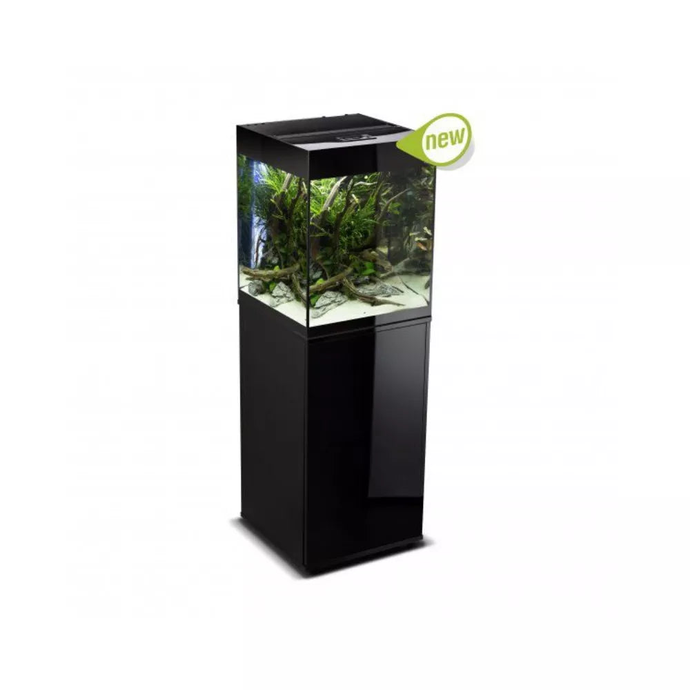 Glossy 50 spintelė stačiakampė juoda, 50x50x90 cm