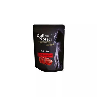 Guliašas sterilizuotoms katėms su jautiena Dolina Noteci Dish, 85 g