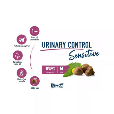 Happy Cat visavertis pašaras sterilizuotoms katėms Sensitive Urinary Control, 300 g