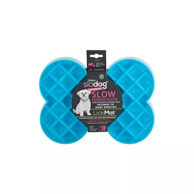Lėto ėdimo dubenėlis LickiMat Dog Small Slodog, turkio spalva