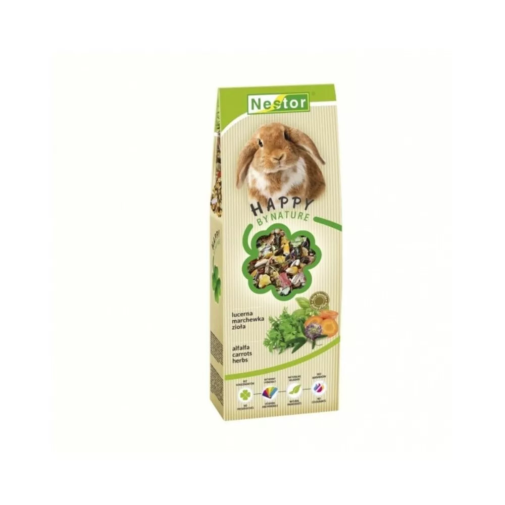 Maistas triušiams Nestor Rabbit Happy by Nature 700 ml