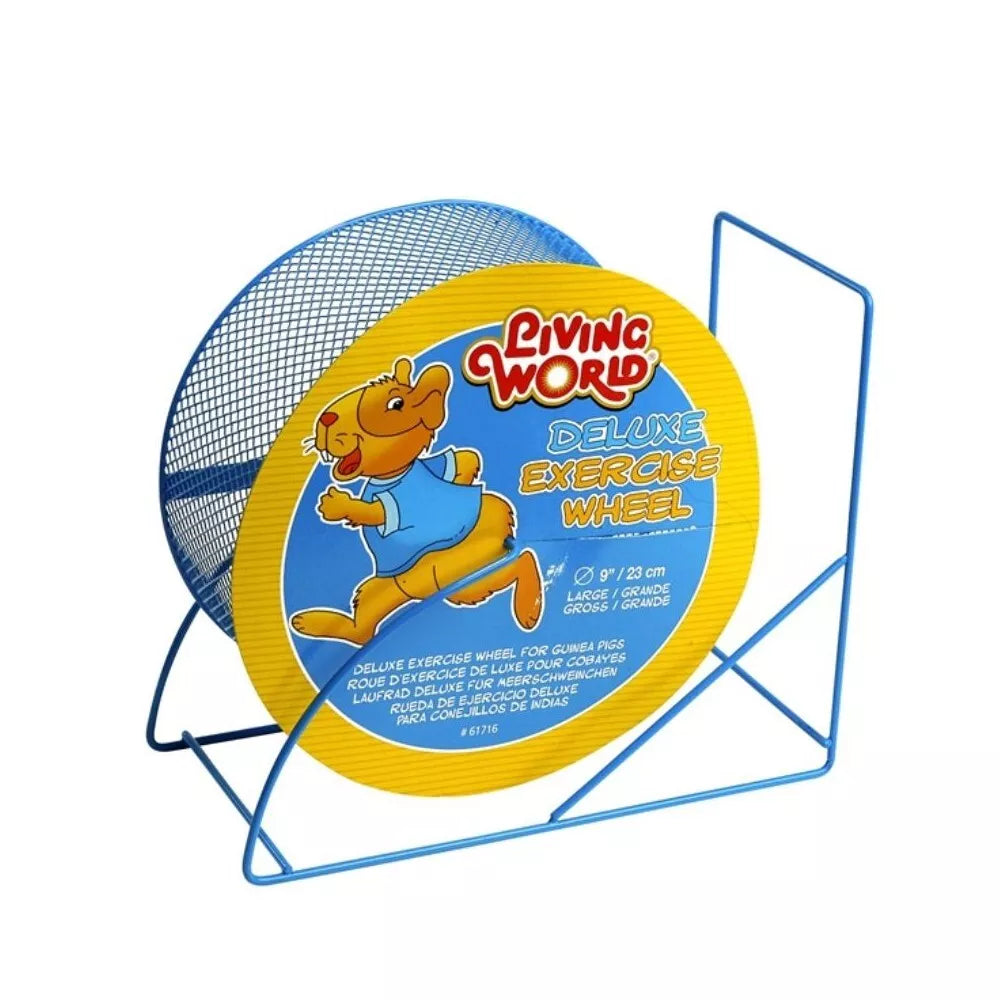 Metalinis ratas graužikams, mėlynas, 23 cm