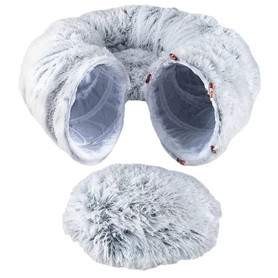 Minkštas daugiafunkcis tunelis–guolis katėms