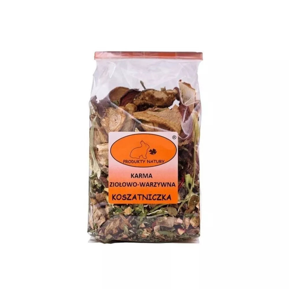 Natūralus žolelių ir daržovių mišinys degučiams, 150 g