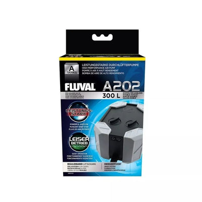 Oro pompa Fluval Air 202, 3,8 W, 180-220 l/val, iki 300 l akvariumams
