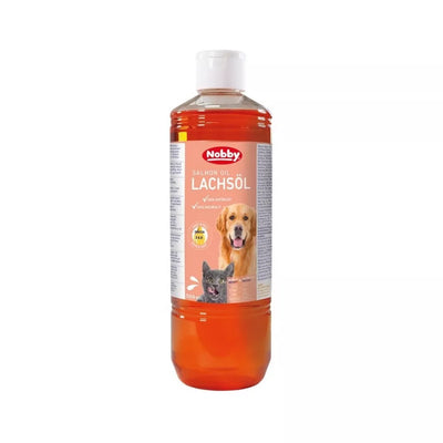 Lašišų aliejus pašaro papildas šunims ir katėms, 500 ml