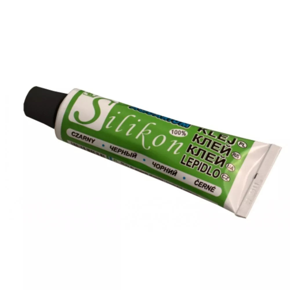 Silikoniniai klijai akvariumams 60 ml, juodi