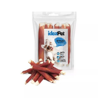 Skanėstas šunims žuvies juostelės su antiena, 500 g