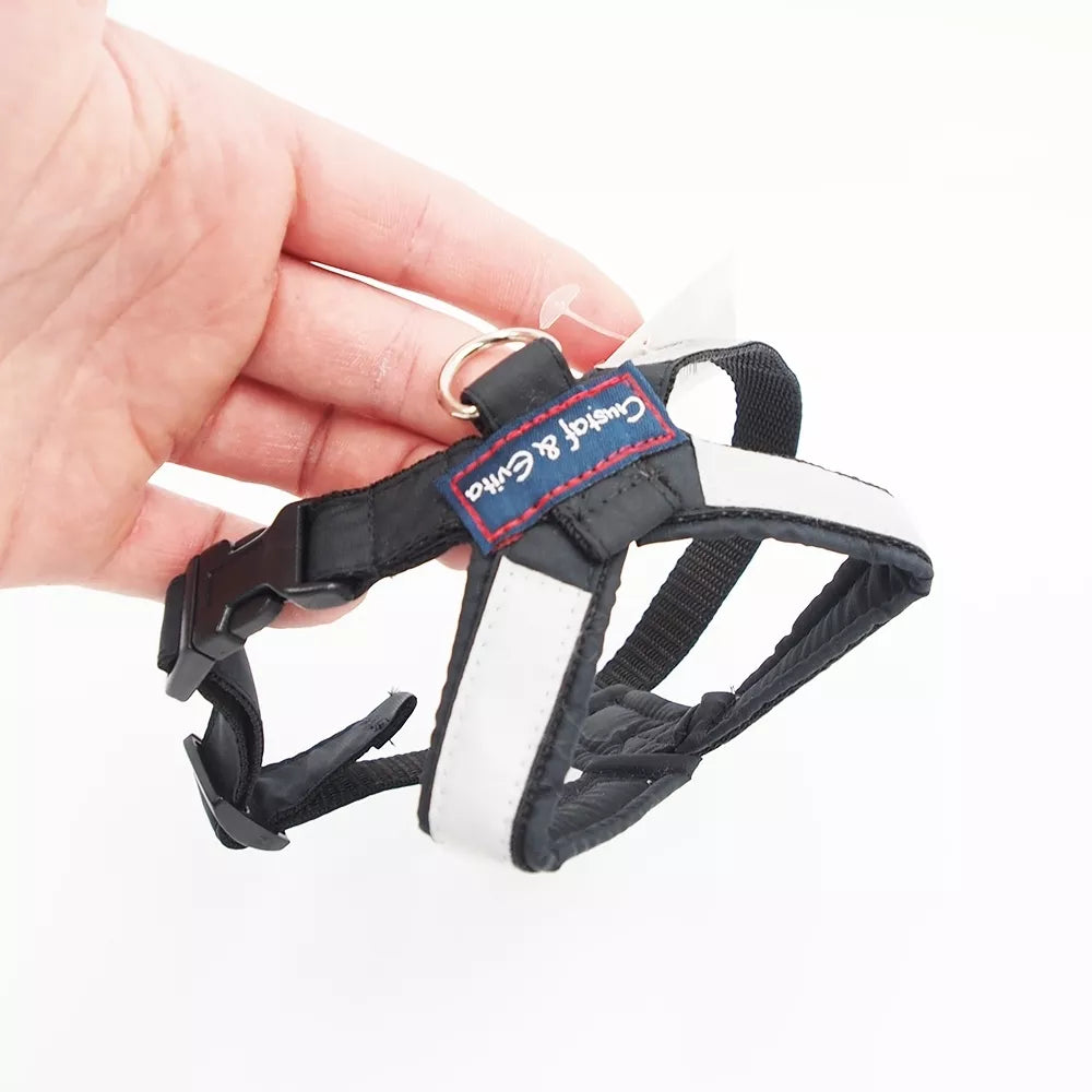 XS Gustaf & Evita šunų petnešos juodos