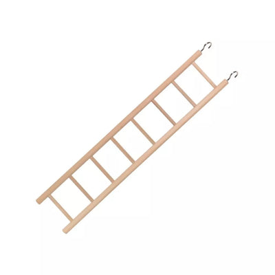 Žaislas paukščiams medinės kopėtėlės, 8 pakopos, 34x7 cm