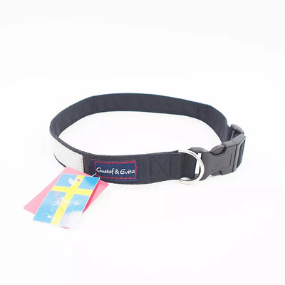 50 CM. Gustaf & Evita antkaklis juodas su atšvaistu