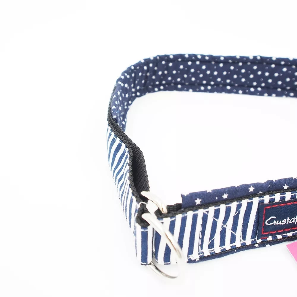 50 CM. Gustaf & Evita antkaklis žvaigždžių ir dryžių raštas