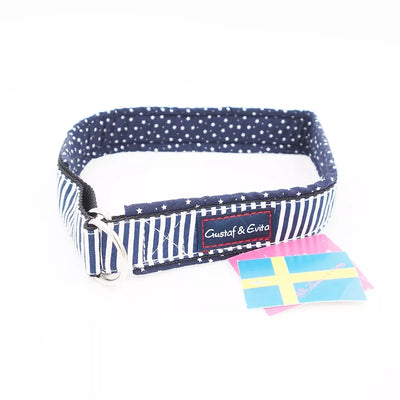 50 CM. Gustaf & Evita antkaklis žvaigždžių ir dryžių raštas