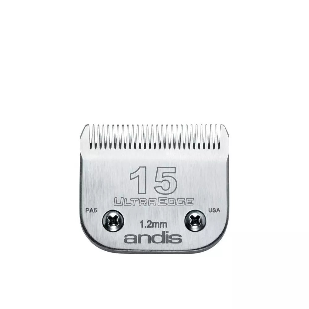 Andis plaukų kirpimo peiliukai UltraEdge Size 15, 3/64" - 1.2 mm