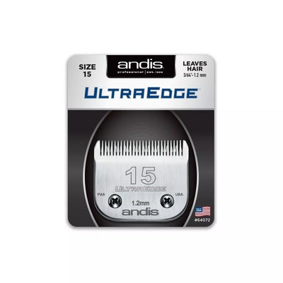 Andis plaukų kirpimo peiliukai UltraEdge Size 15, 3/64" - 1.2 mm