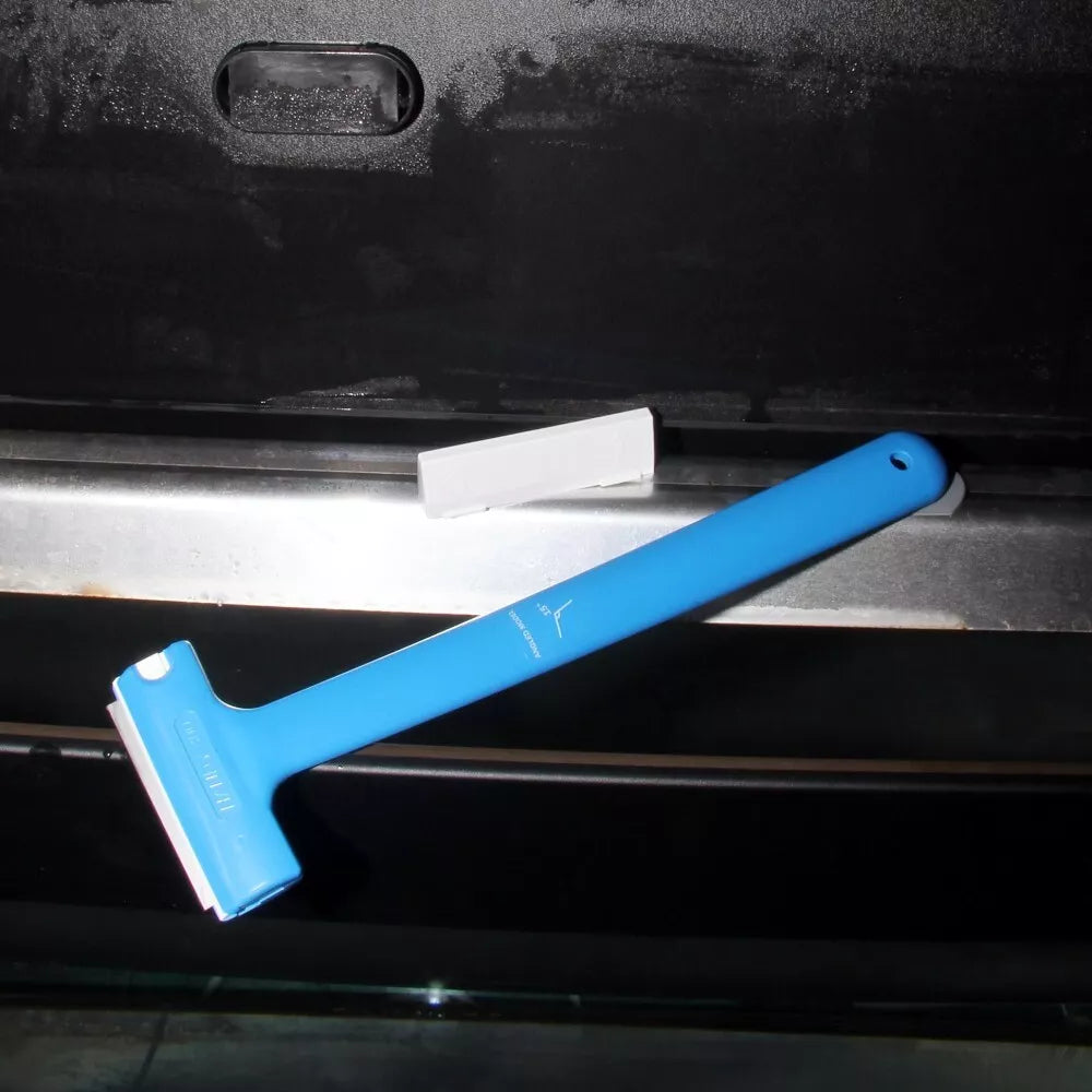 Stiklų gramdiklis ilga rankena (30 cm) su peiliuku JBL Aqua-T Handy, 7 cm