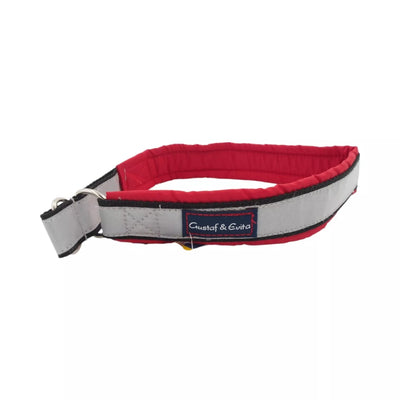 Atšvaitinis šuns antkaklis „Gustaf & Evita“ – 45 cm