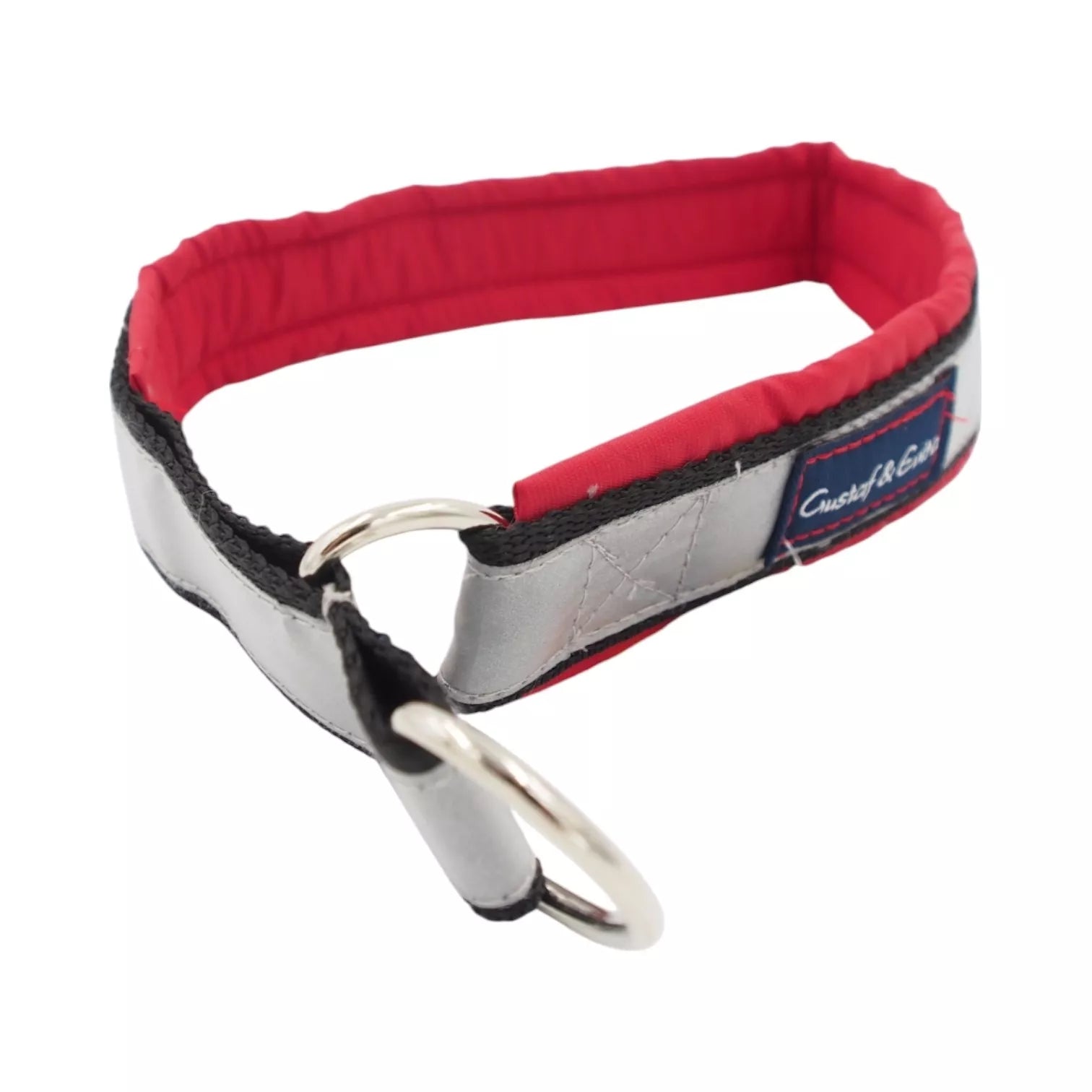 Atšvaitinis šuns antkaklis „Gustaf & Evita“ – 45 cm