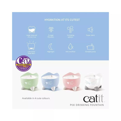 Catit vandens fontanas katėms Pixi, rožinis