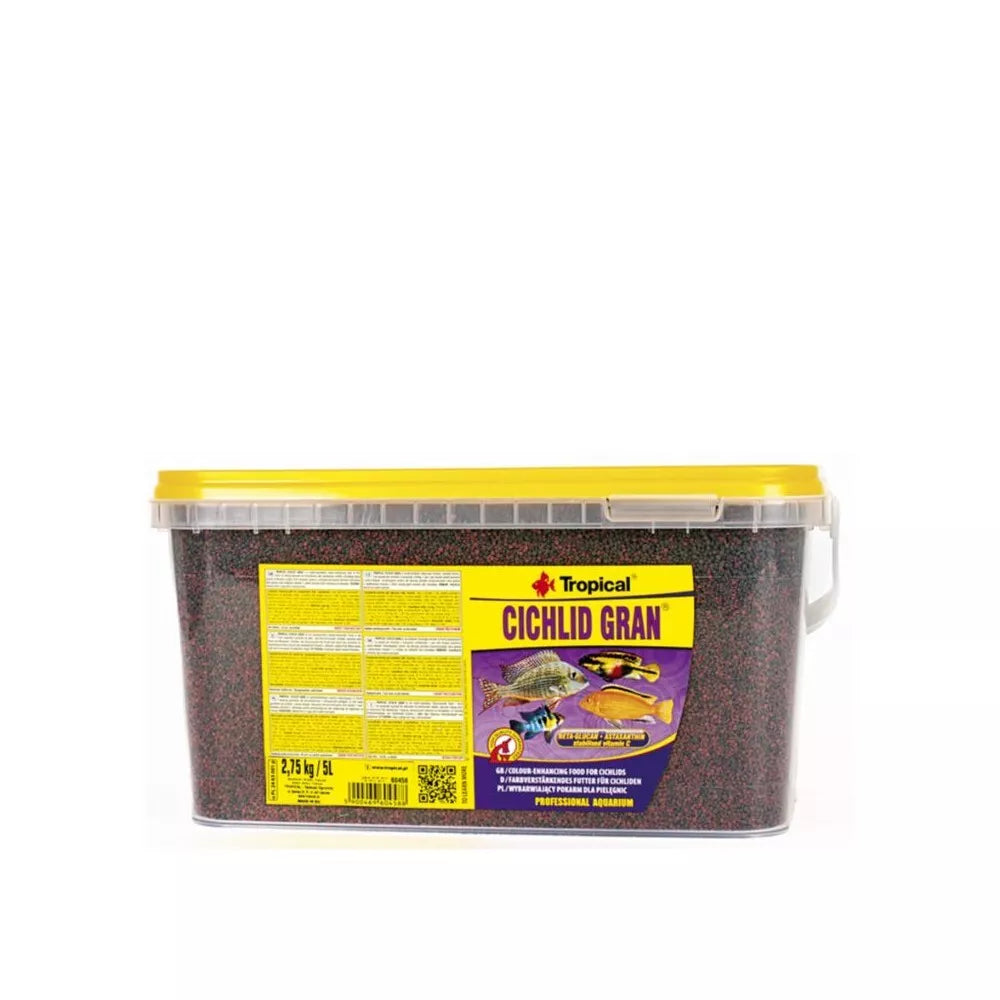 Tropical Cichlid Gran granuliuotas pašaras ciklidams 5 l (2,75 kg)