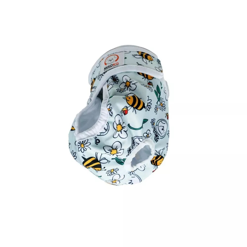 Daugkartinio naudojimo sauskelnės kalėms, M, žydros spalvos