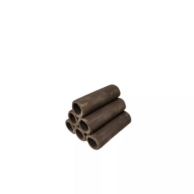 Dekoracija akvariumui keraminė piramidė, ruda