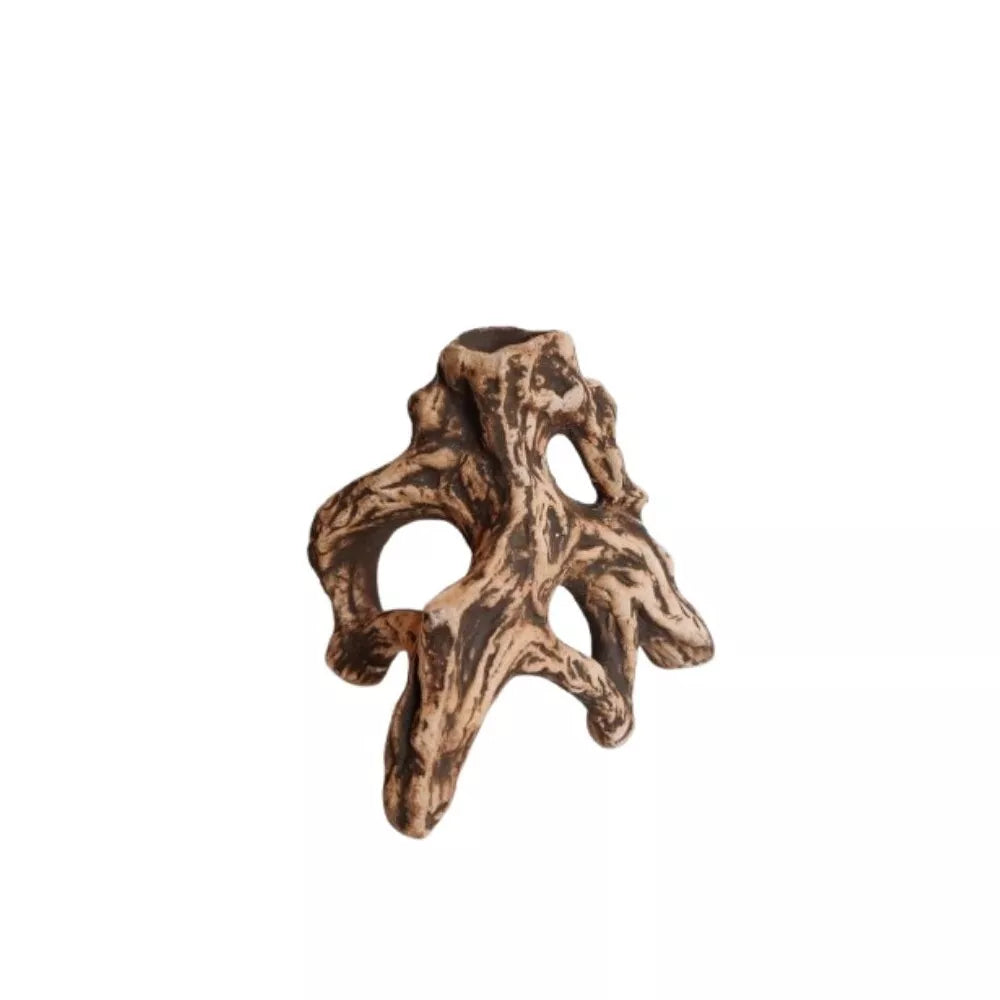 Dekoracija akvariumui keraminė šaknis