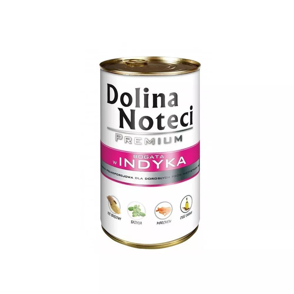 Konservai šunims su kalakutiena Dolina Noteci Premium 400 g