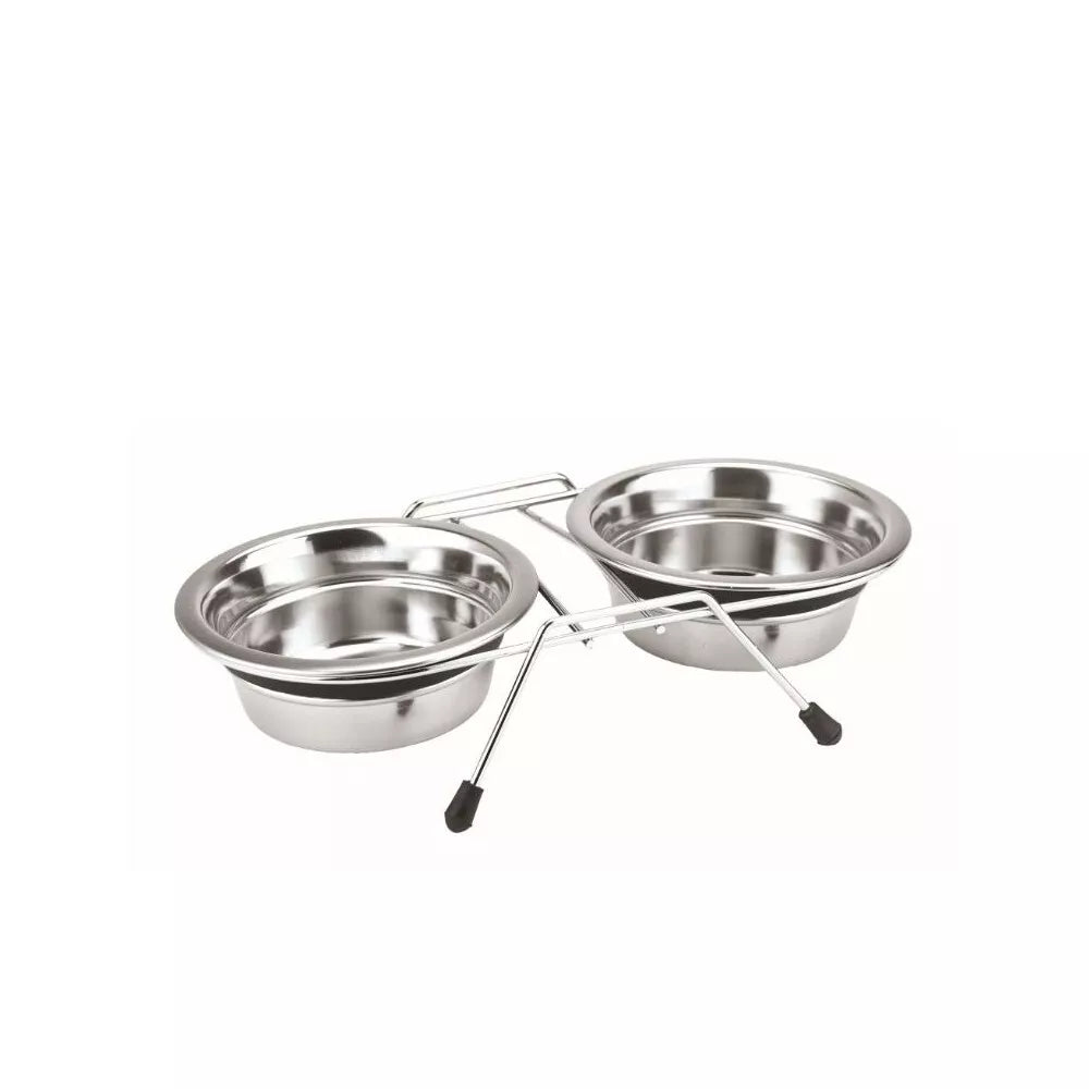 Silent Dinner metaliniai dubenėliai stovelyje, 2x11 cm, 0,20 l