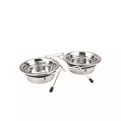 Silent Dinner metaliniai dubenėliai stovelyje, 2x11 cm, 0,20 l