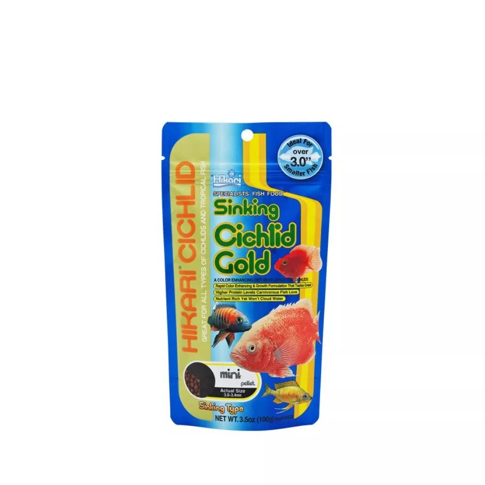Hikari Cichlid Gold Sinking Mini maistas žuvims 100 g