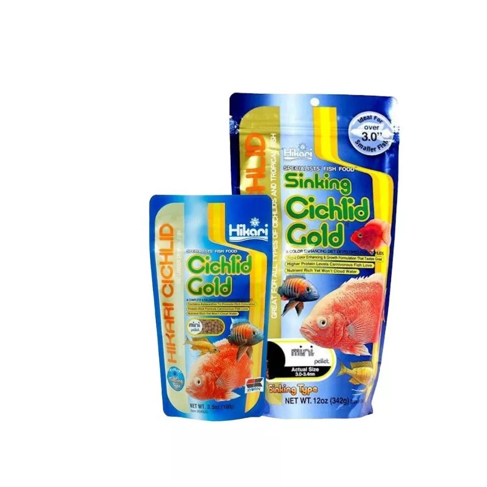 Hikari Cichlid Gold Sinking Mini maistas žuvims 100 g