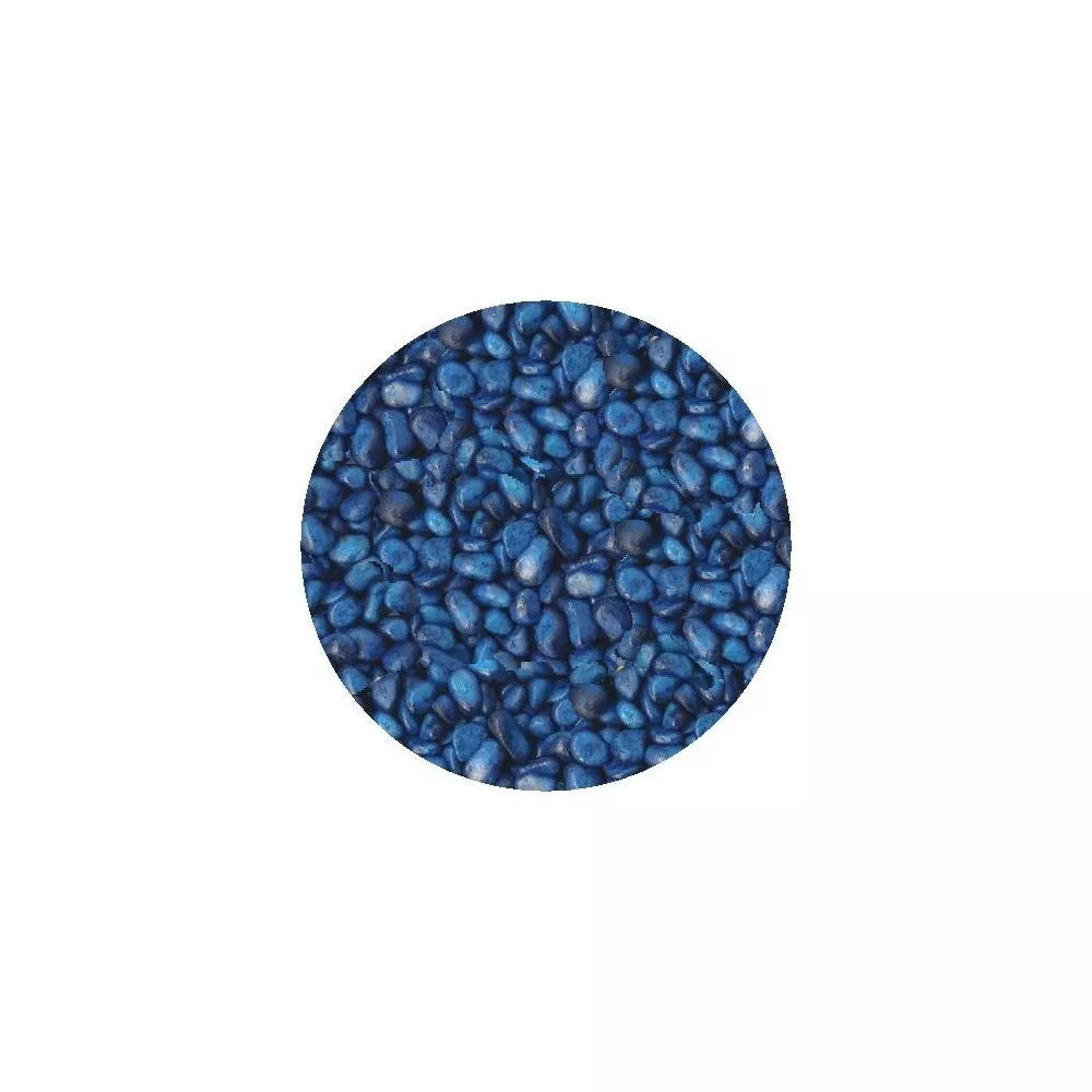 Gruntas akvariumui mėlynas 5-8mm 1kg