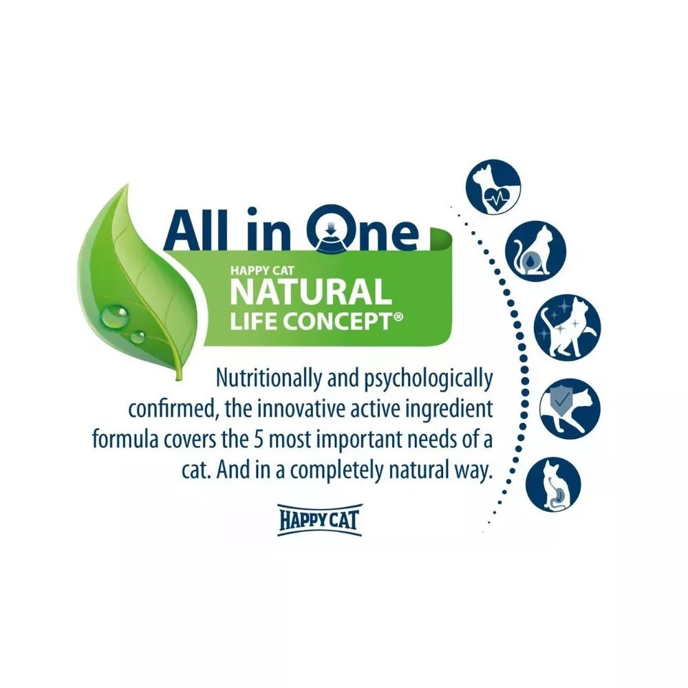 Happy Cat guliašas katėms su upėtakiu QuaellwasserForelle, 85 g