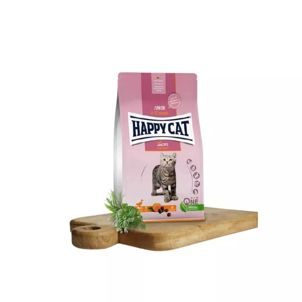 Happy Cat visavertis pašaras jauniems kačiukams su antiena Junior LandEnte, 1,3 kg