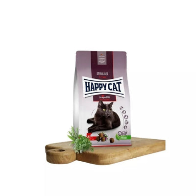 Happy Cat visavertis pašaras sterilizuotoms katėms su jautiena Sterilised Voralpen Rind, 300 g