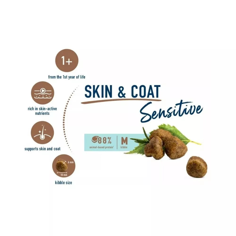 Happy Cat visavertis pašaras suaugusioms katėms puoselėjantis odą ir kailį Sensitive Haut&Skin, 1,3 kg