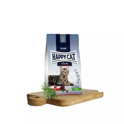 Happy Cat visavertis pašaras suaugusioms katėms su jautiena Culinary VoralpenRind, 1,3 kg