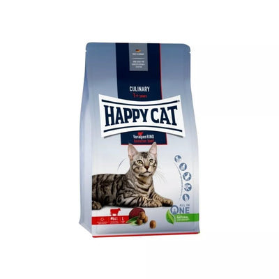 Happy Cat visavertis pašaras suaugusioms katėms su jautiena Culinary VoralpenRind, 4 kg