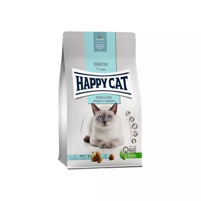Happy Cat visavertis pašaras suaugusioms katėms su jautria virškinimo sistema Sensitive Magen&Darm, 1,3 kg