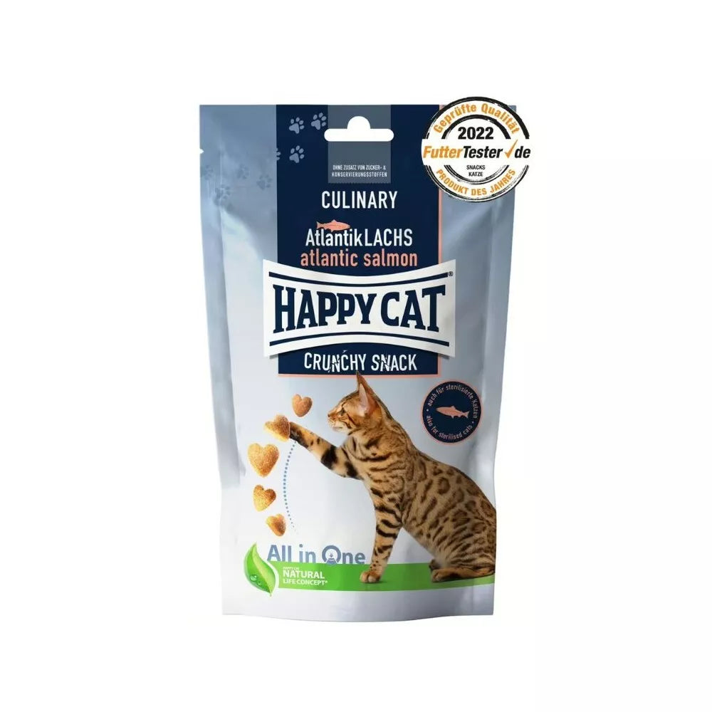 Happy Cat skanėstas katėms Crunchy Snack Atlantik Lachs, 70 g