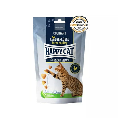 Happy Cat skanėstas katėms Crunchy Snack Land Geflugel, 70 g