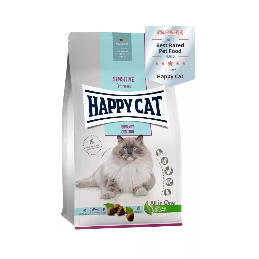 Happy Cat visavertis pašaras sterilizuotoms katėms Sensitive Urinary Control, 300 g