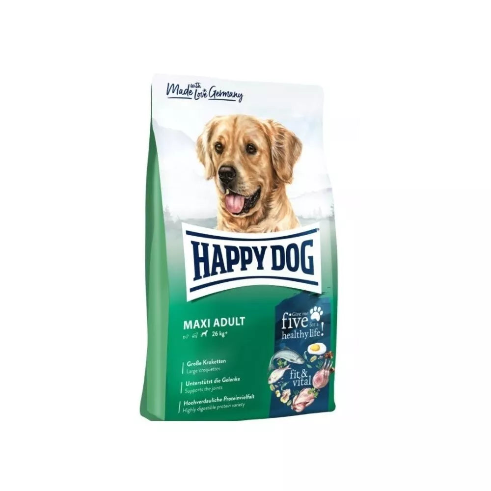 Happy Dog Maxi Adult visavertis pašaras suaugusiems didelių veislių šunims, 4 kg